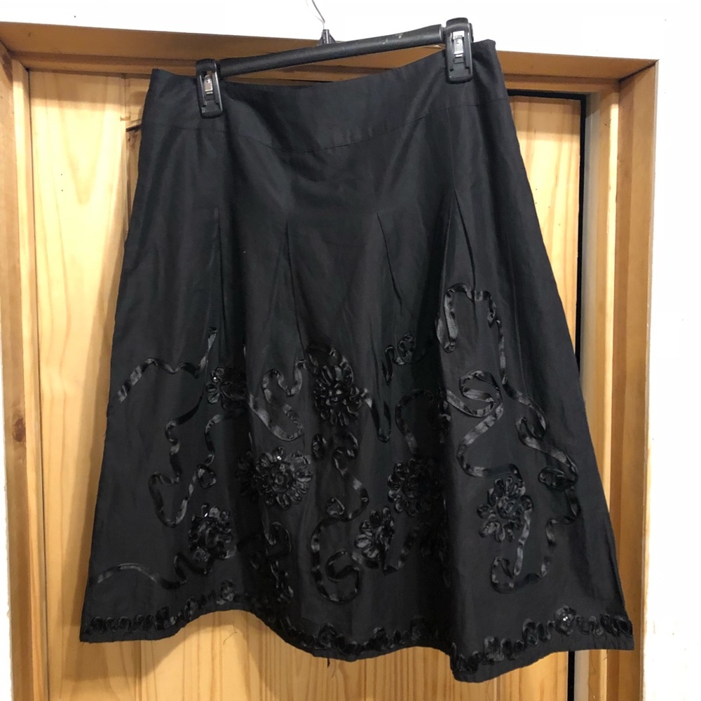 Gorgeous black skirt with ribbon detail BUY3 Get1